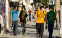 Trendy Iranians on the streets of Tehran
