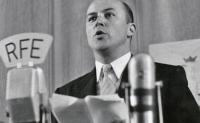 Jan Nowak-Jeziorański broadcasting for Radio Free Europe, 3 May 1952