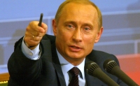 Vladimir Putin during annual Q&A conference