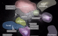 Data visualization from the 2015 UK election campaign