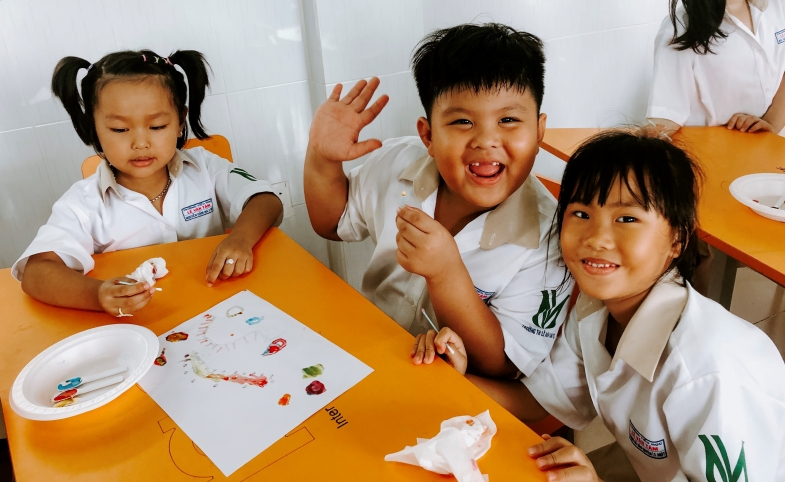 Children Making Art